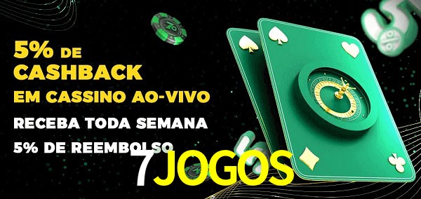 Promoções do cassino ao Vivo 7JOGOS